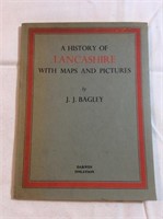 A history of Lancashire  with Maps and pictures