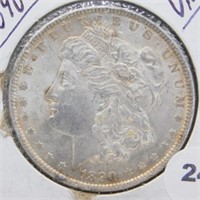 1890 UNC Morgan Silver Dollar.