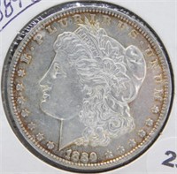 1889-O Morgan Silver Dollar.