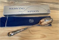 Hall Mark S G Silverplate Serving Spoon ENGLAND