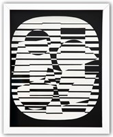 Victor Vasarely- Heliogravure Print "Untitled"