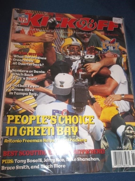 1998 NFL Kickoff Magazine- Antonio Freeman