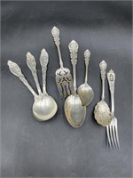 Lot of Miscellaneous Sterling Flatware Wallace,