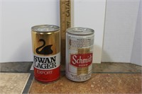 2 Collectible Beer Cans