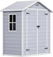 DWVO 6.2x3.4 FT Resin Storage Shed  Lockable