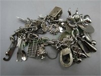 Vintage Monet w/Sterling Silver charms!
