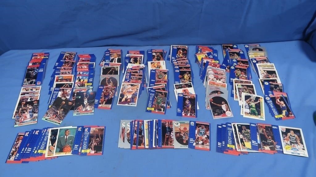 1990-1991 Season NBA Trading Cards-sorted by Team