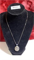 .925 Sterling Silver 18" Necklace MARC 13 grams