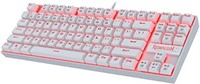 Redragon K552 White Mechanical Gaming Keyboard 87