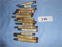 14 Bullet pencils
