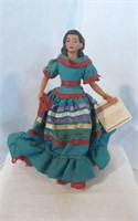 Four Collectible International-Style Dolls