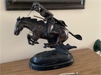 Reproduction of Vigil, Frederic Remington, as is