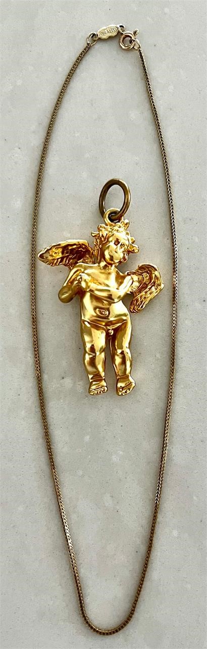 14K UnoAErre Necklace Italy