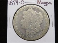 1879 O MORGAN SILVER DOLLAR 90%