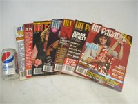 7 magazines sur le rock Hit Parade 1984