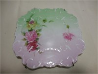 Tea Tile: Roses, light pink half/light green half