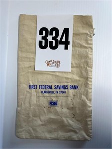 Vintage US Mint bank bag