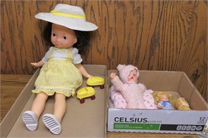 2 Boxes of Dolls