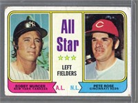 Bobby Murcer/Pete Rose All Star Left Fielders