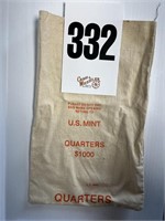 Vintage US Mint bank bag