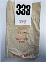 Vintage US Mint bank bag