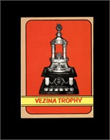 1972 Topps #173 Vezina Trophy VG to VG-EX+