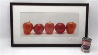 Framed Print Comparing Apples W/ Oranges