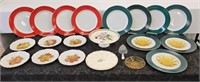 24 PLATES - 5.5" TO 10.5" DIAMETER