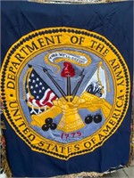 W - US ARMY THROW BLANKET (Q162)