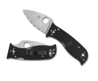 Spyderco Serrated Lightwt. Lil' Temperance 3 Knife