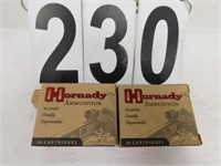 2 Boxes Hornady Ammunition 40 S&W 20 Cartridges (N
