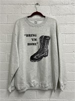 Bring ‘Em Home Crew Neck Pull Over (XL)