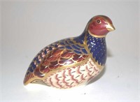 Royal Crown Derby  Quail paperweight