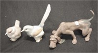 Lladro figure of a hound dog