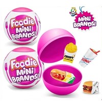 Lot of 2 Foodie Mini Brands Surprise Capsules