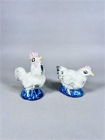 Stangl Pottery Rooster and Hen Salt/Pepper Shakers