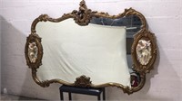 Large Ornate Angel Mirror T11A