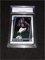 Nico Collins 2021 Optic GEM MT 10 Rated Rookie