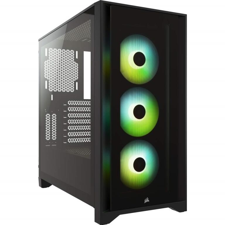 CORSAIR ICUE 4000X RGB TEMPERED GLASS MID-TOWER