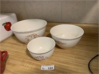 (3) Homer Laughlin Bowls