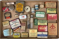 Old Tin Litho Pill Containers