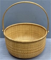 Nantucket Style Woven Wicker Basket