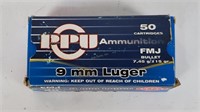 Ppu Fmj 9mm Luger Ammo