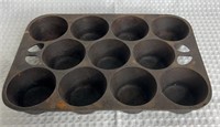 Antique Cast Iron Muffin Pan