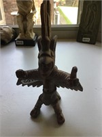 Unique war hawk figurine
