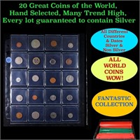 20 Great Coins of the World, hand selected, many t