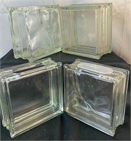4 Glass Blocks