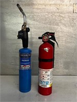 Untested propane & fire extinguisher