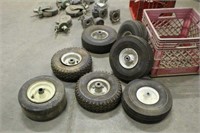 Assorted Castors & Lawn Tractor Tires