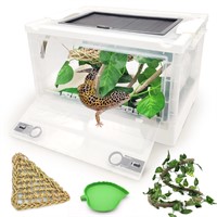 Hamiledyi Foldable Reptile Terrariums Kit, 5PCS